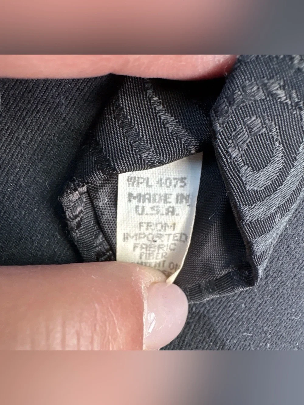 Impact‎ Groove Thing Tie Polyester Retro Design Black Polyester Made In USA 80s